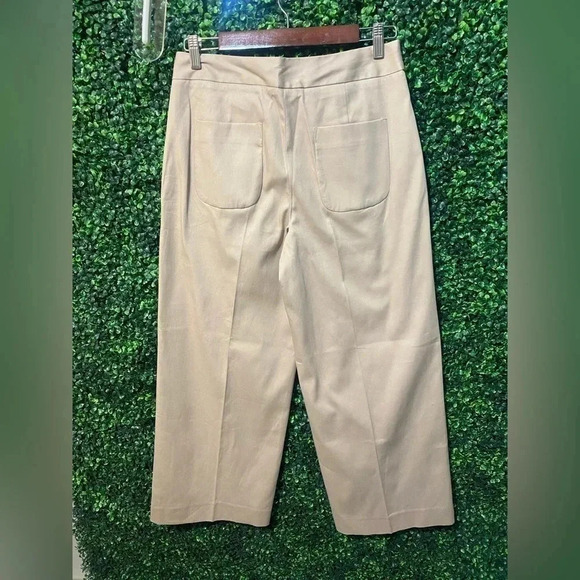 NWOT Everlane The Wide Leg Structure Pant Limited Release in Career Tan - Size 4 - Picture 6 of 8